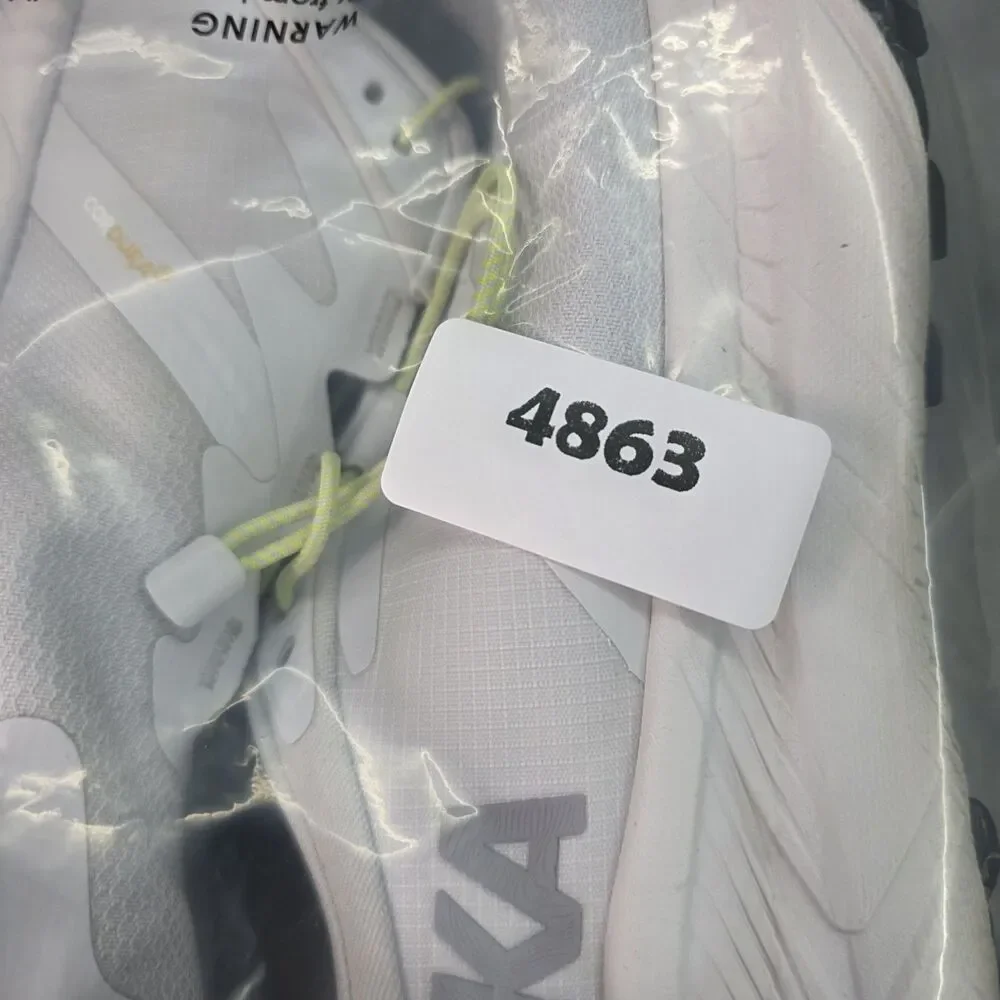 Hoka One One W Transport Wide Mist Lime Gray White 1164371 CRYS Size 9.5D